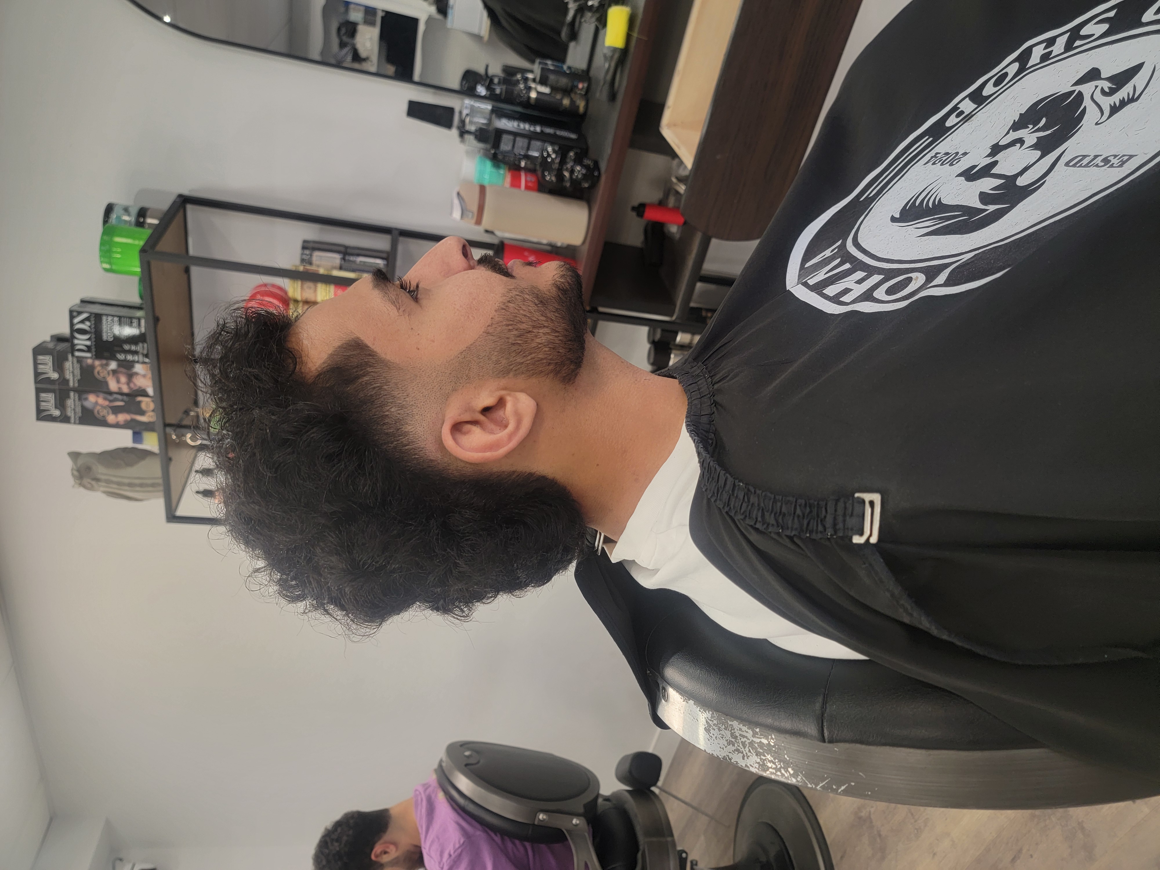 Fresh men's haircut at John A Barbershop in London Ontario